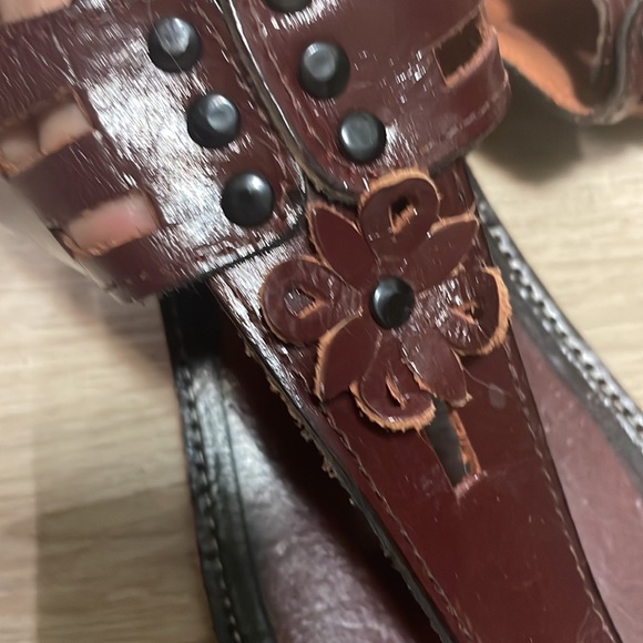 Custom made Mexican leather sandals - Picture 2 of 5